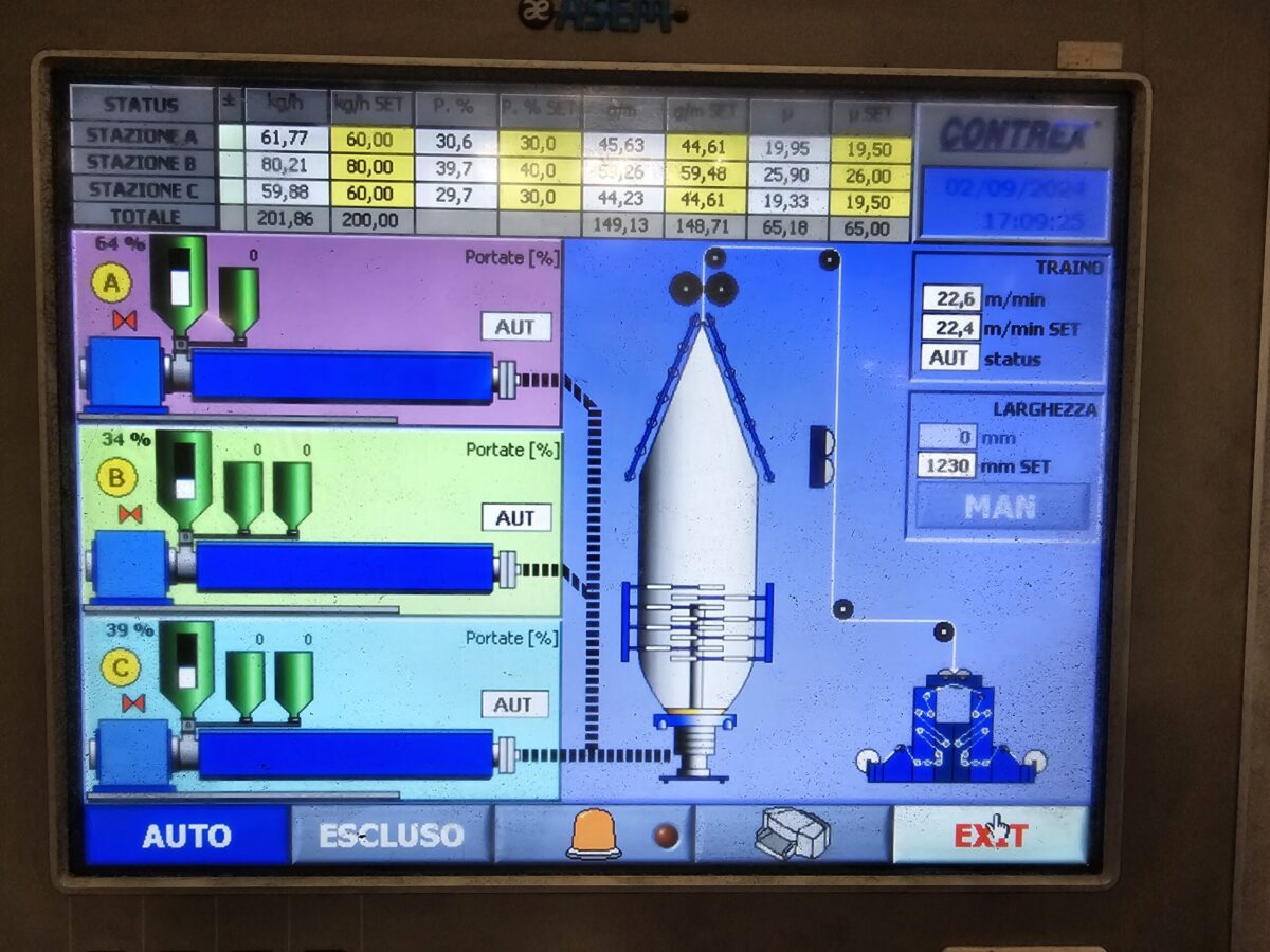 Estrusore a 3 strati Bielloni COEX 3 anno 1998 - Immagine 12