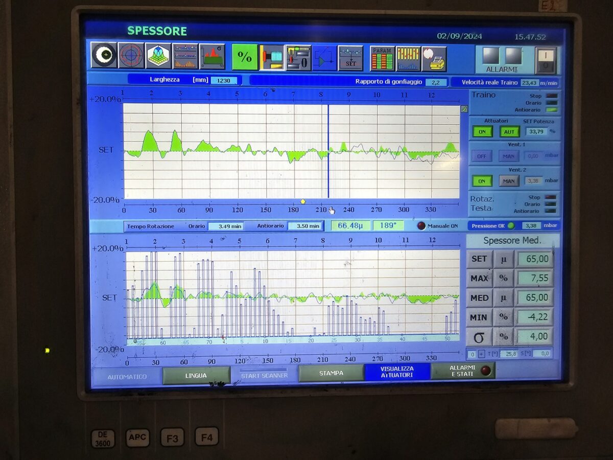 Estrusore a 3 strati Bielloni anno 2000 - Immagine 8