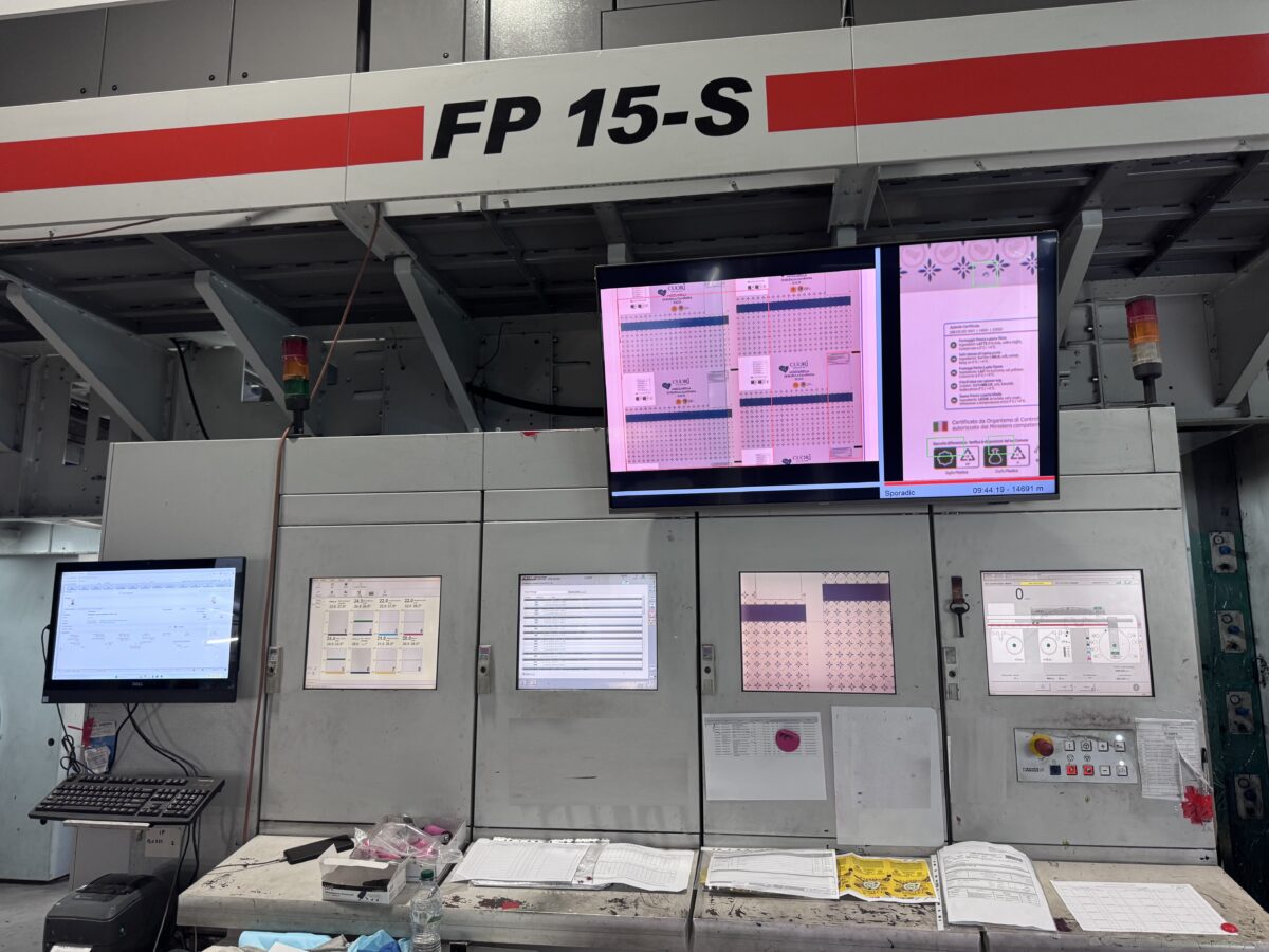 Imprimante flexo CI de Fischer & Krecke, modèle FP 15S-8, année 2010 – Image 8